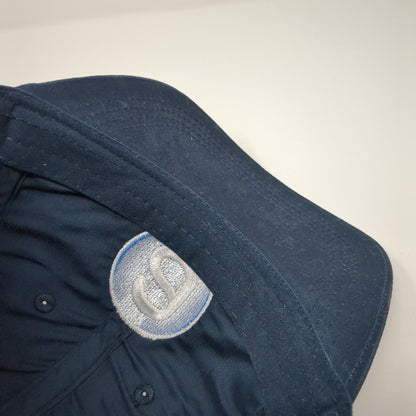 AppFolio Slideback Hat Blue One Size Leather Strap Port Authority