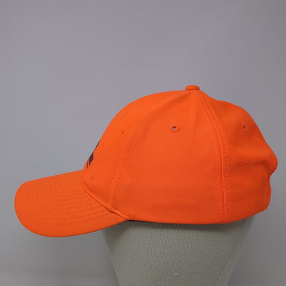 First Missouri State Bank Strapback Baseball Cap Orange OS Adjustable Nissin