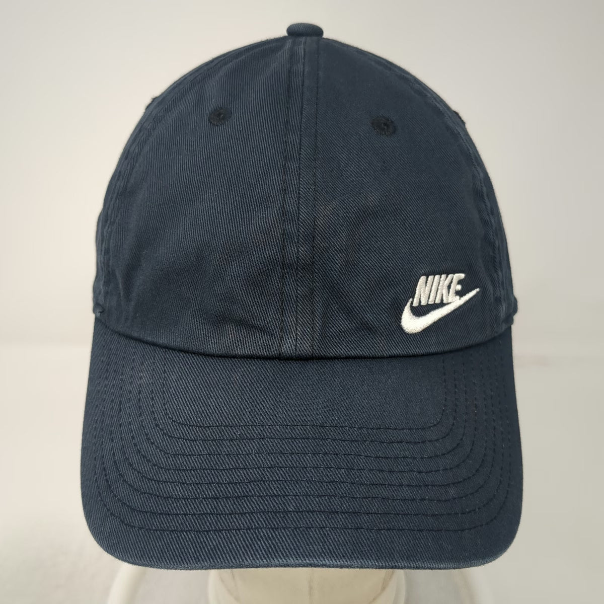 Nike Baseball Cap Blue One Size Adjustable Embroidered Slideback Cotton Hat