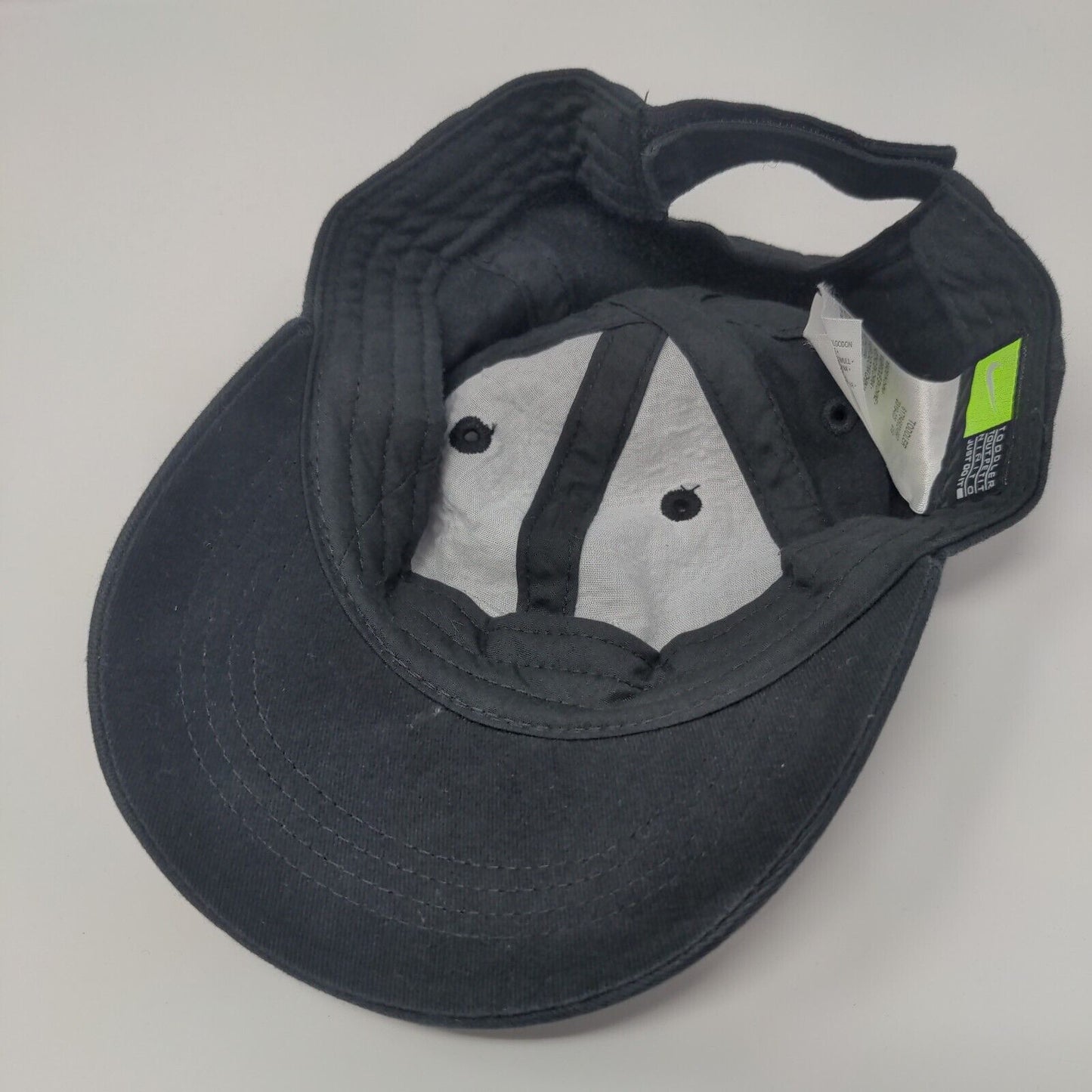 Nike Just Do It Toddler Strapback Hat Black OS Adjustable Embroidered Swoosh
