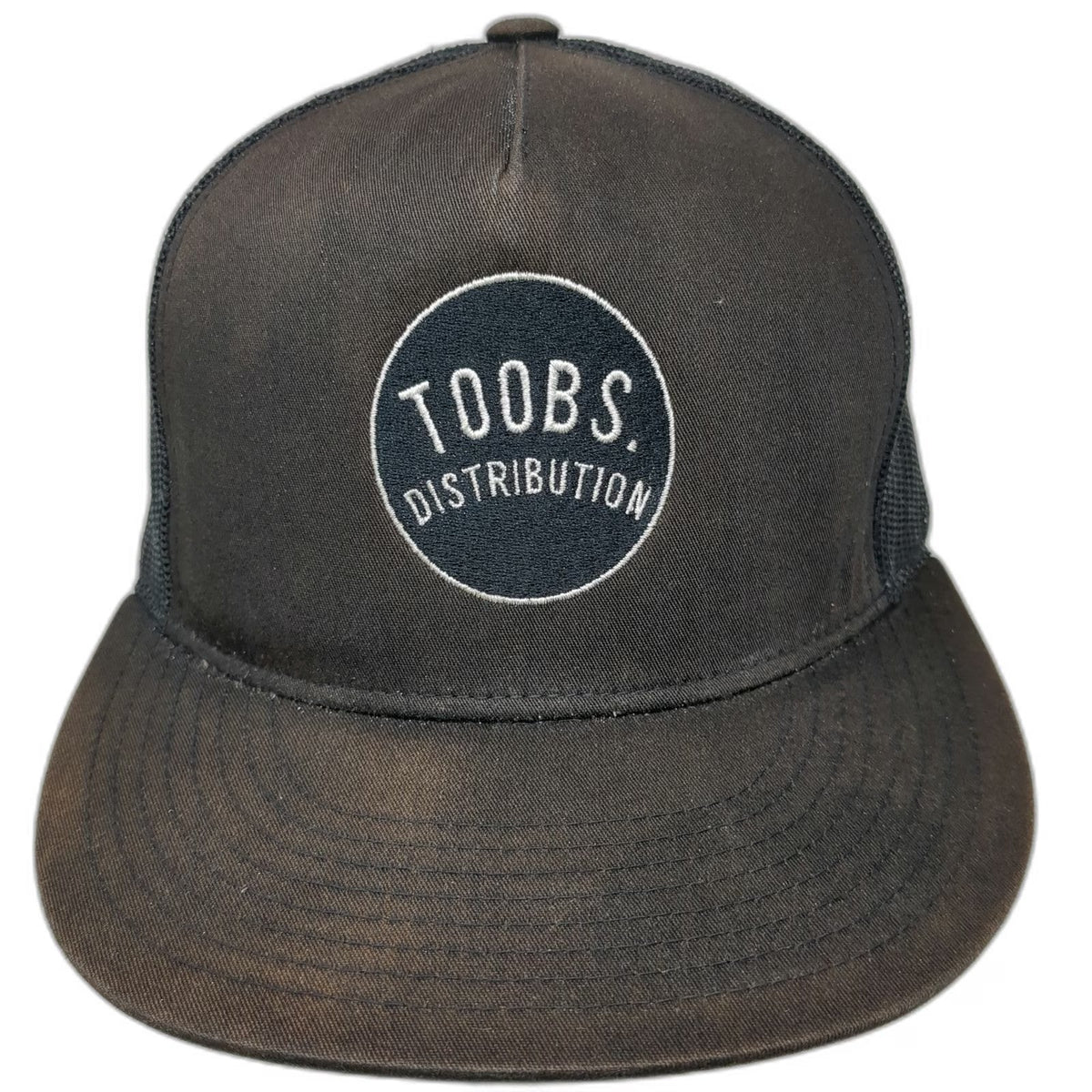 Yupoong Trucker Hat Black One Size Toobs Distribution Mesh Back Snapback Logo