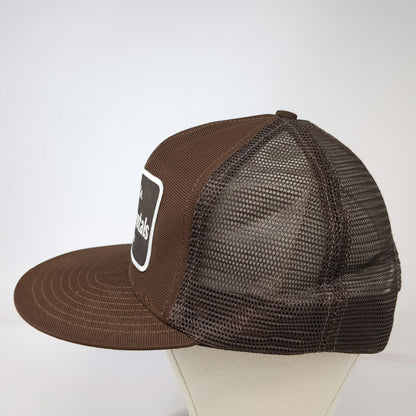 Reynolds Trucker Hat Brown L Frac Tank Rentals Monahans Texas Made in USA