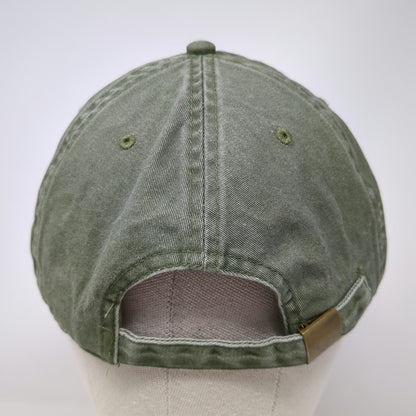 Otto Baseball Cap Green One Size Floral Flower Bouquet Adjustable Slideback Hat