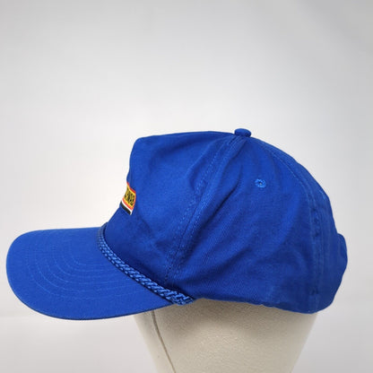 Tires Les Schwab Snapback Hat Blue One Size Adjustable Embroidered Rope 6 Panel