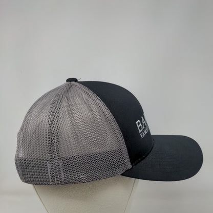 Barton Family Estate Snapback Trucker Hat Black OS Mesh Back Pacific Headwear
