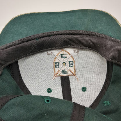 American Dry Goods Baseball Cap Green One Size Golf Logo Boole USA Slideback Hat