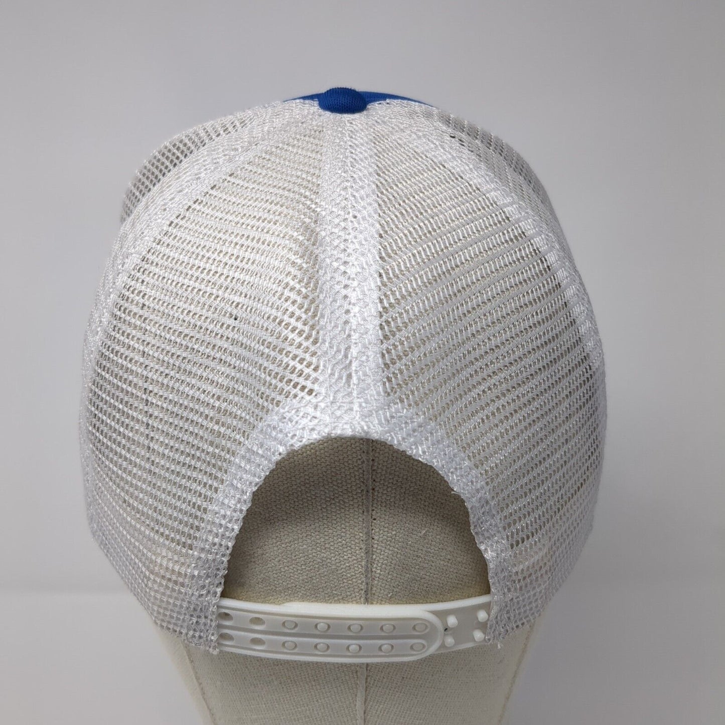 Crux Fermentation Project Snapback Trucker Hat Blue One Size Mesh Back