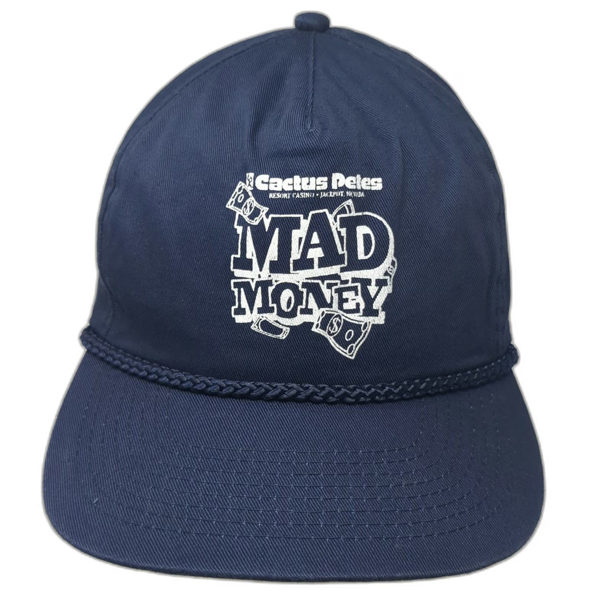 ATT 5 Panel Hat Blue OSFM Rope Snapback Cactus Petes Casino Mad Money Jackpot