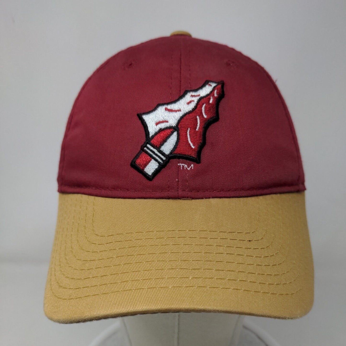 OC Sports Men's Strapback Hat Red OSFM Embroidered Florida State Seminoles Logo