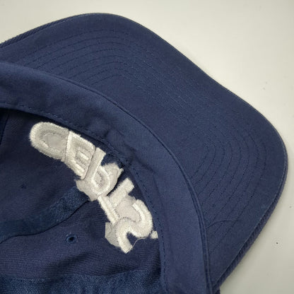 Nissin Cap Certs Blue One Size Baseball Cap Hat Embroidered Slogan Slideback