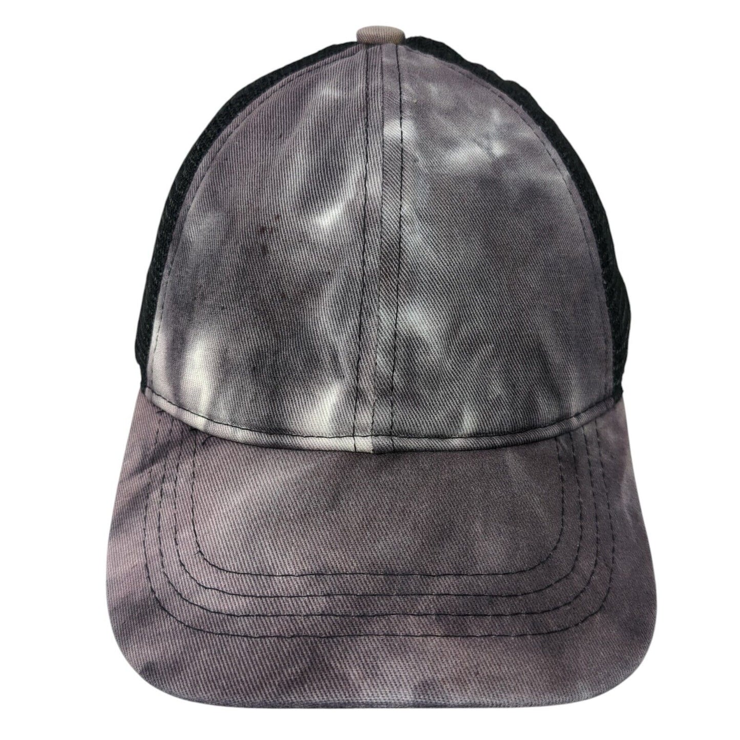 C.C Exclusives Strapback Trucker Hat Multi One Size Ponytail Mesh Back