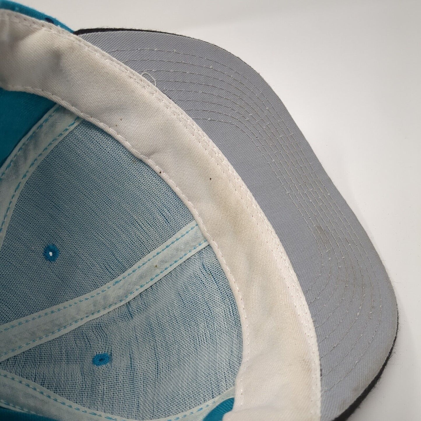 Twin City Knitting Fitted Baseball Cap Blue 7 3/8 Lightweight Colorblock Blank