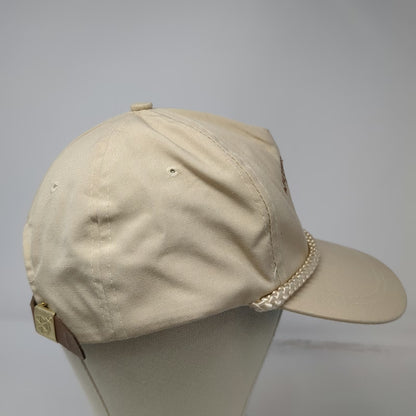 Sportcap Supreme 5 Panel Beige One Size Hat Antelope Island Bison Round-Up Rope