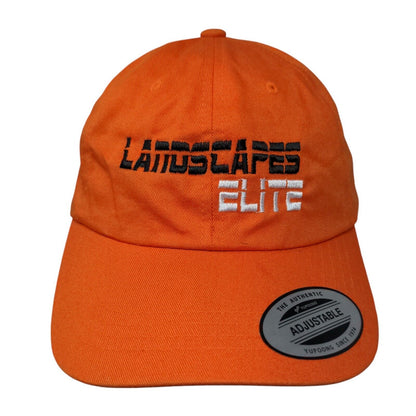 Landscapes Elite Slideback Hat Orange One Size Embroidered Yupoong