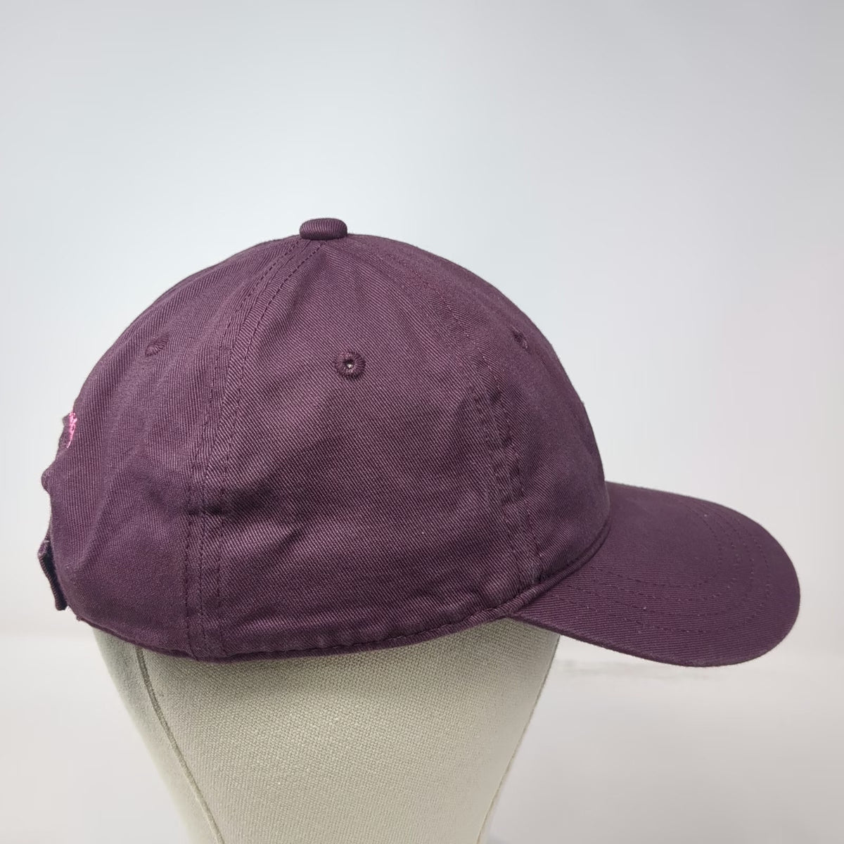 Ducks Unlimited Baseball Cap Purple One Size Strapback Duck Logo Pink Embroidery