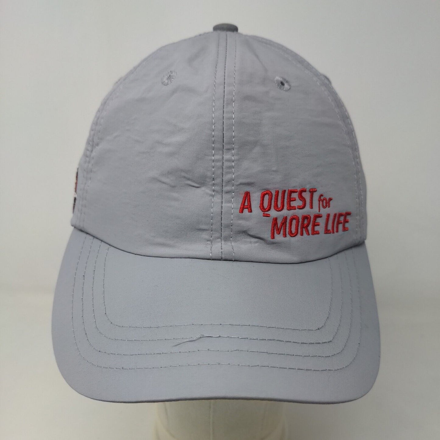 Orange Theory Men's Strapback Hat Gray Size OS Embroidered Quest for More Life