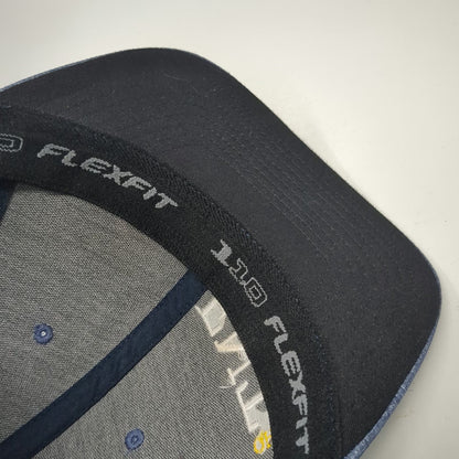 Port Authority Snapback Hat Blue OSFM FNT Idaho Flexfit 110 Polyester Structured