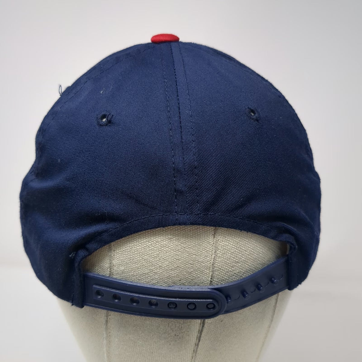 Outdoor Cap Snapback Blue Red M Atlanta Braves MLB Logo Team Fan Sports Gear Hat