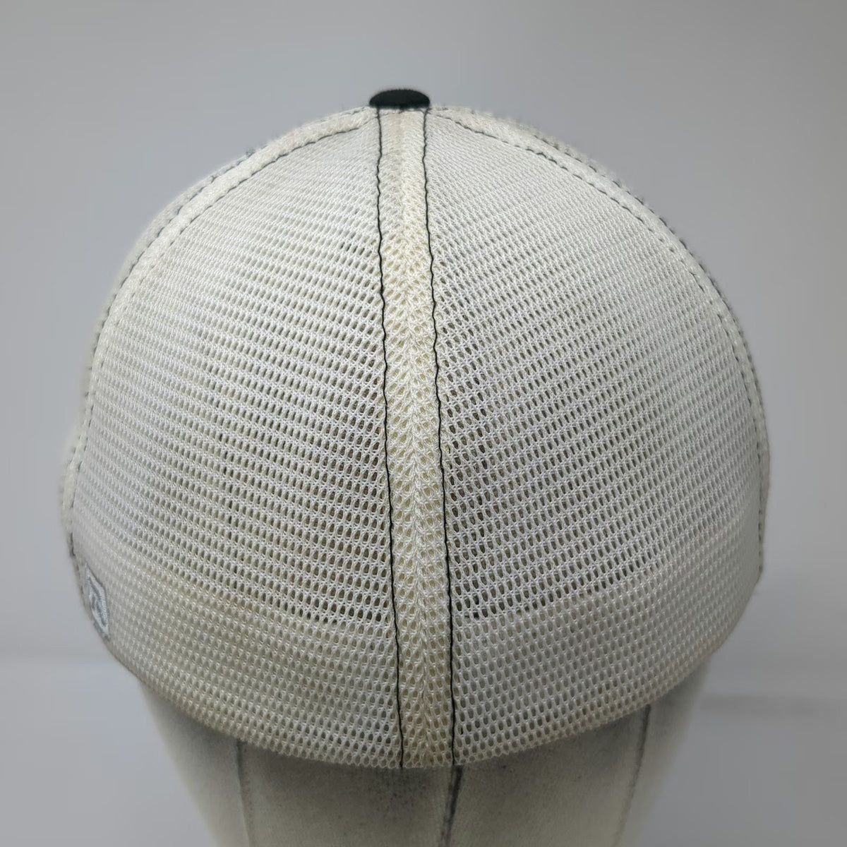 Richardson Baseball Cap Gray Black M Mesh Fitted Twin City Foods Stretch Hat