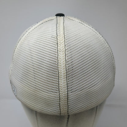 Richardson Baseball Cap Gray Black M Mesh Fitted Twin City Foods Stretch Hat