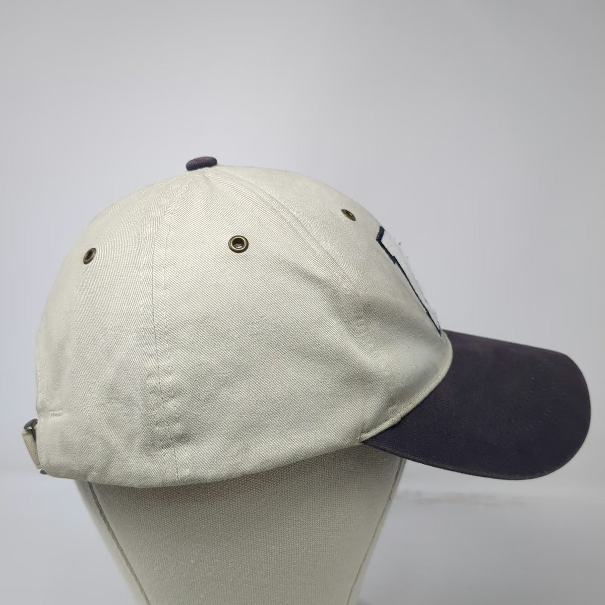 Disneyland Resort Mickey Mouse M Beige Blue One Size Baseball Cap Hat Strapback