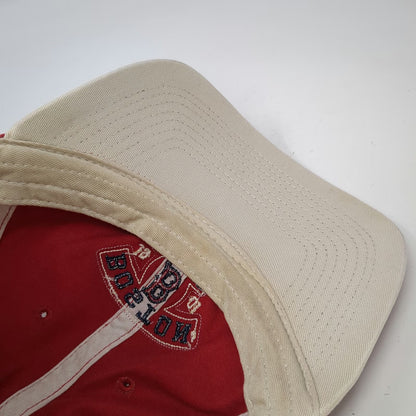 Boston Red Sox MLB Drew Pearson Baseball Cap Red One Size Strapback Embroidered