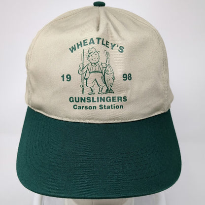 Otto 5 Panel Beige Green One Size Wheatleys Gunslingers Carson Station 1998 Hat