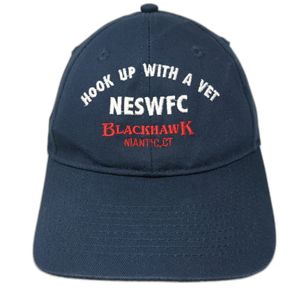 Port & Company Baseball Cap Blue One Size NESWFC Blackhawk Niantic CT Hat