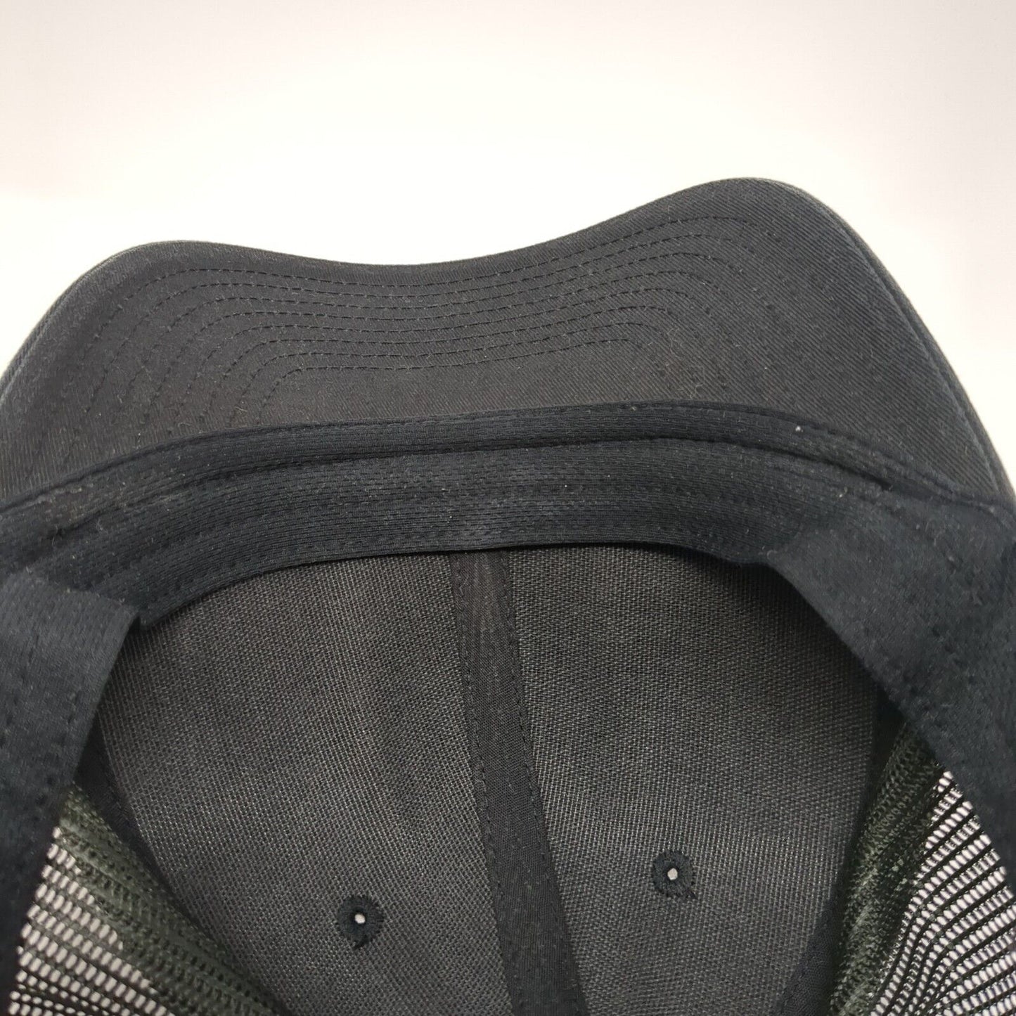 Columbia Patch Snapback Trucker Hat Black One Size Mesh Back 6 Panel