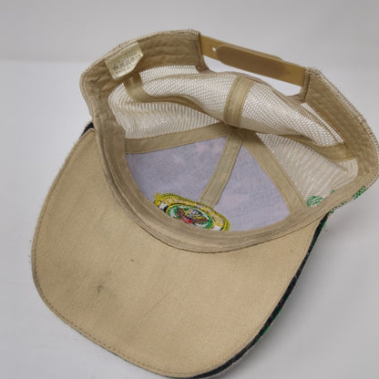 United States Army Snapback Trucker Hat Camouflage OS Adjustable Mesh Back