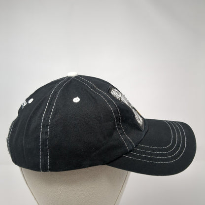 Mickey Mouse Strapback Hat Black One Size Adjustable Embroidered Disney Parks