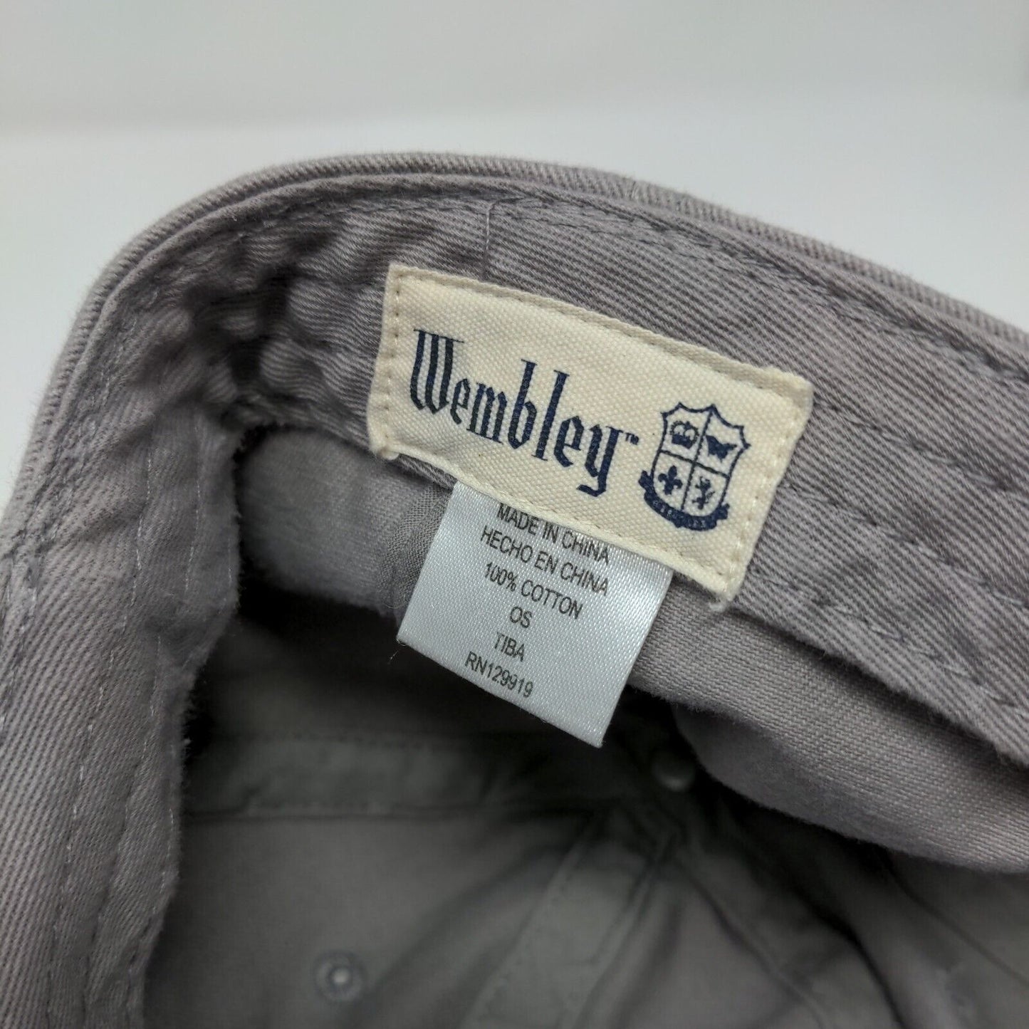 Best Dad Ever Slideback Hat Gray One Size Adjustable Embroidered Wembley Cotton