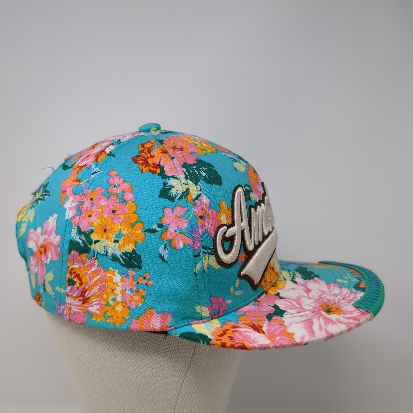 Amsterdam Snapback Hat Multicolor One Size Floral Print Robin Ruth