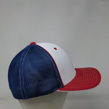 ACSEA Fitted Trucker Hat Multicolor L/XL Embroidered Mesh Back