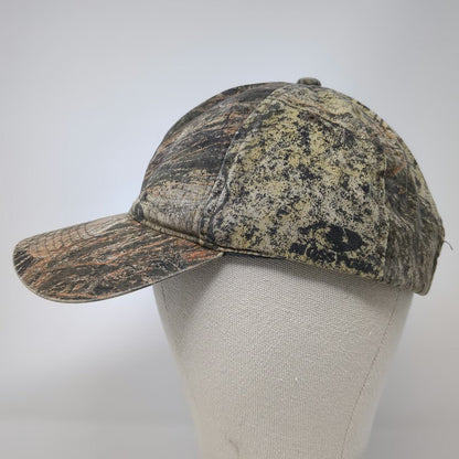 Mossy Oak Baseball Cap Brown One Size Camo Pattern Strapback Hunting Outdoor Hat