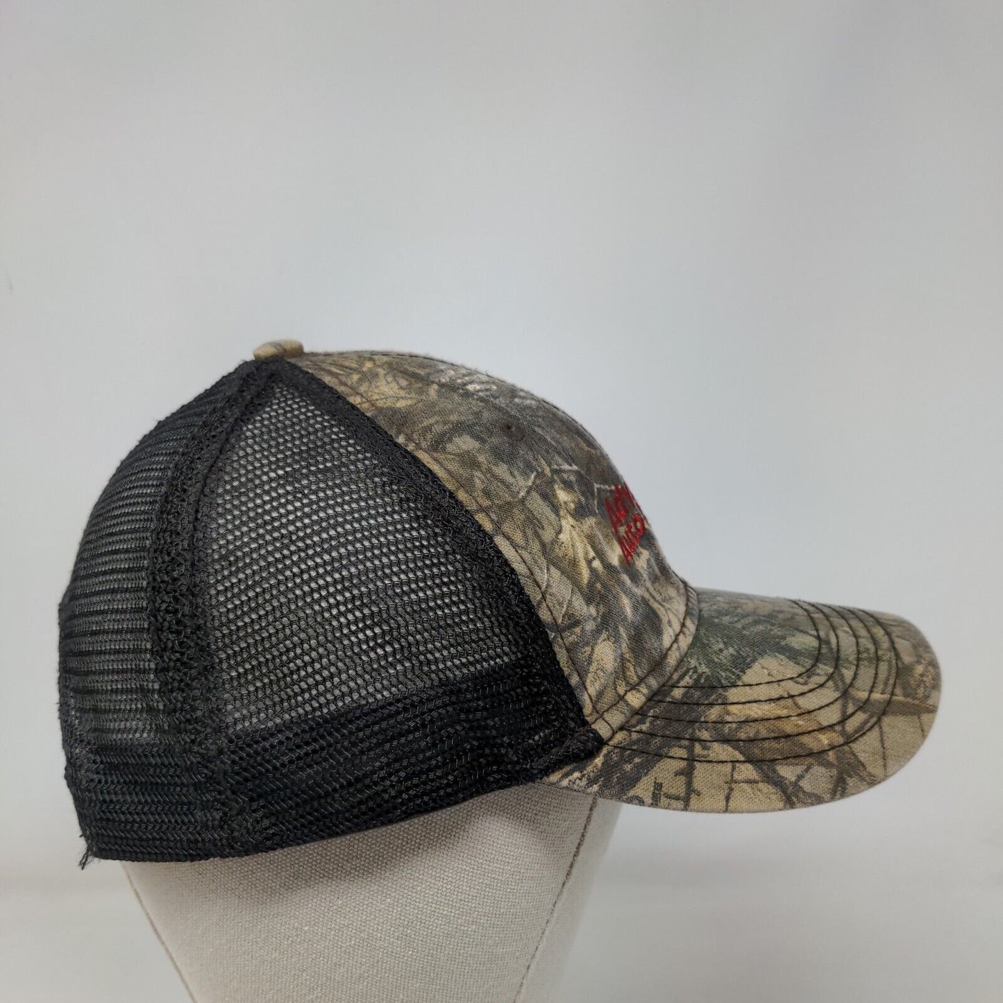 Advance Auto Parts Snapback Mesh Back Trucker Hat Camo OSFA Embroidered