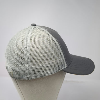 Caterpillar Trucker Hat Gray One Size CAT Logo Embroidered Mesh Back Snapback