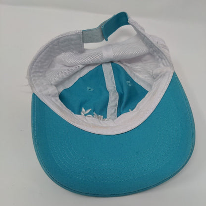 Herbalife Strapback Trucker Hat Blue OSFA Adjustable Embroidered Mesh Back