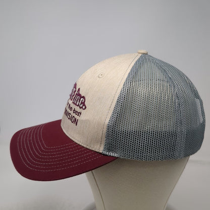 Outdoor Cap Trucker Hat Beige Red Gray One Size Prime Inc Reefer Division Logo