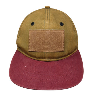 Native Northwest Snapback Hat Multi One Size Leather Patch Colorblock