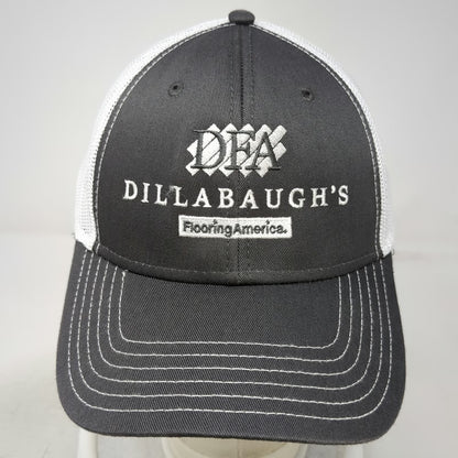Otto Trucker Hat Gray White One Size DFA Dillabaugh's Flooring America Snapback