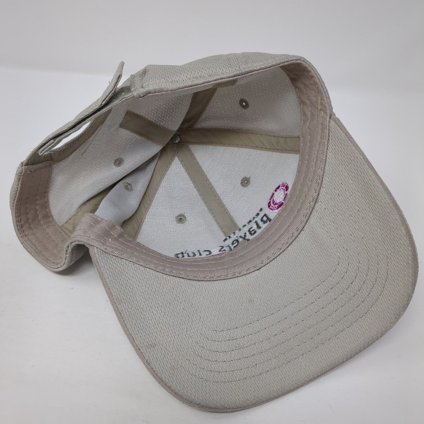 Princess Players Club Tournament Strapback Hat Tan One Size Adjustable