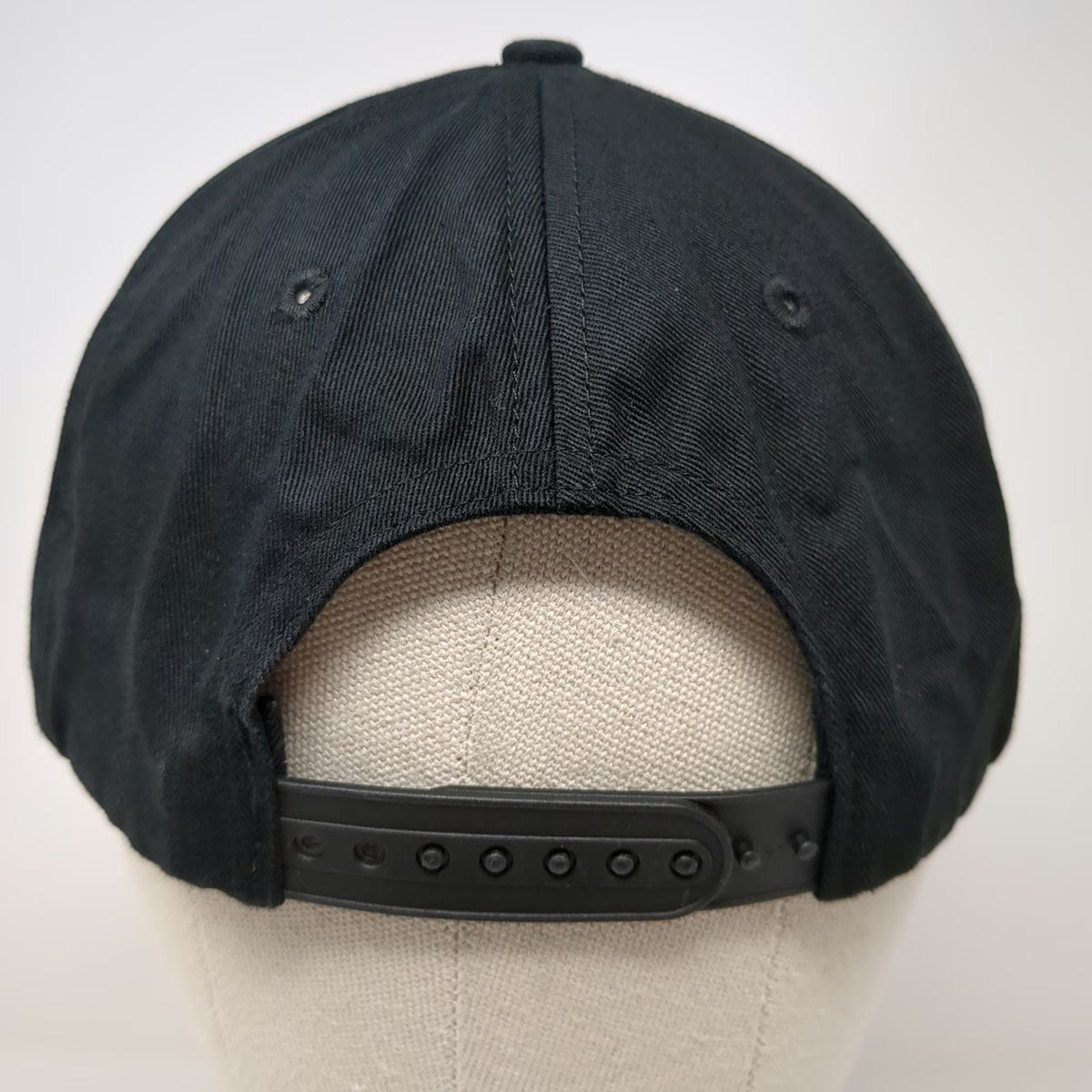 Academy Mortgage Snapback Hat Black One Size Distressed American Flag Underbrim