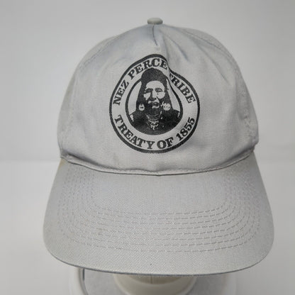 Nez Perce Tribe Treaty of 1855 Snapback Hat Gray One Size Adjustable