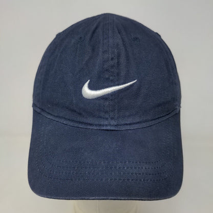 Nike Boy's Strapback Hat Blue Size 4-7 Embroidered Swoosh Logo Cotton