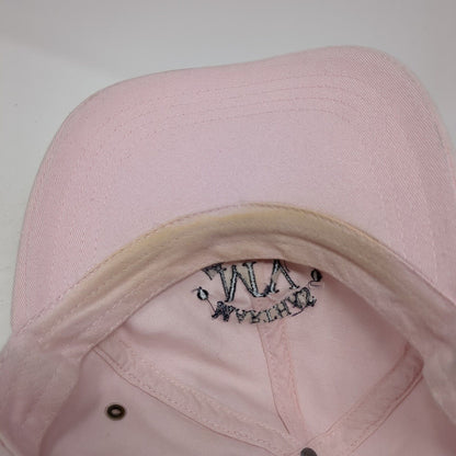 MV Martha's Vineyard Slideback Hat Pink OS Adjustable Embroidered MV Sport