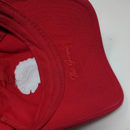 The Game Men's Slideback Hat Red Size OSFM Embroidered BG Squirrel Logo