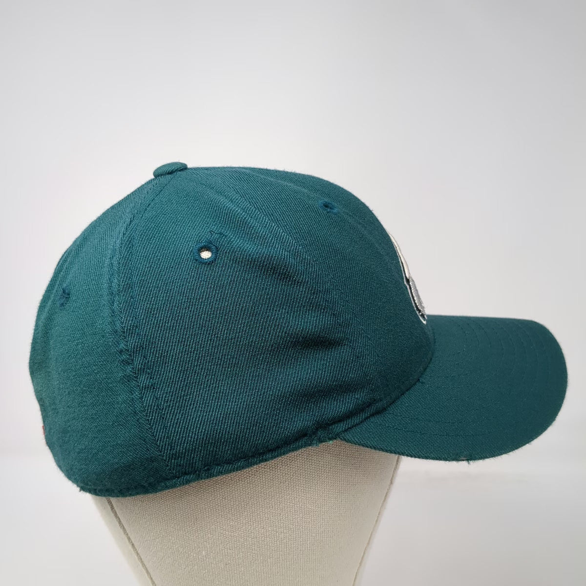Philadelphia Eagles NFL Reebok Cap Green 7 1/8 Fitted Wool On Field Team Hat
