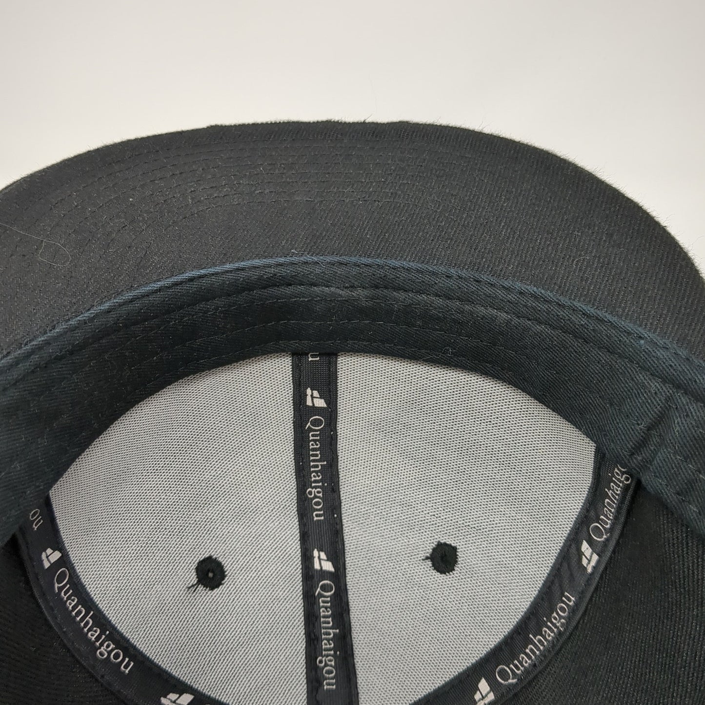 X Snapback Hat Black One Size Adjustable Embroidered 6 Panel Quanhaigou