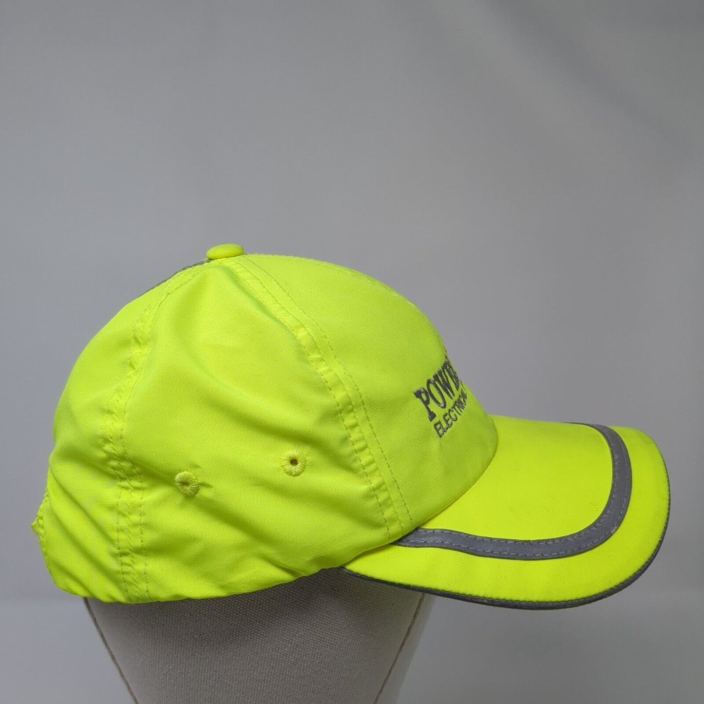 Power Plus Inc Electrical Contractors Strapback Hat Green One Size